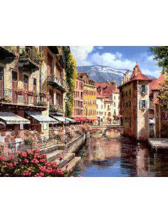 Printed Landscape Canvas Art with Stretched Frame