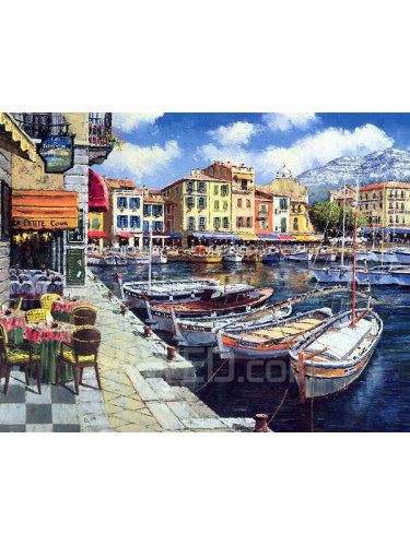 Landscape Printed Canvas Art with Stretched Frame