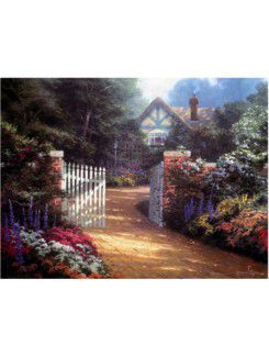 Printed Landscape Canvas Art with Stretched Frame