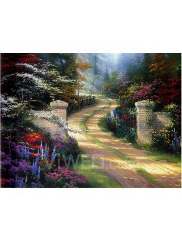 Landscape Printed Canvas Art with Stretched Frame