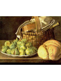 Still Life Printed Canvas Art with Stretched Frame