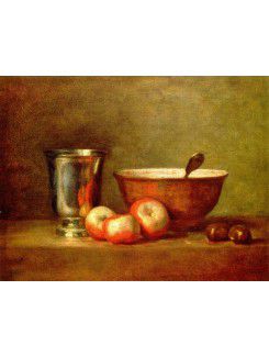 Still Life Printed Canvas Art with Stretched Frame