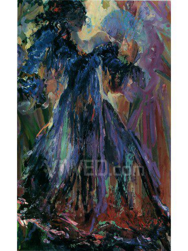 Abstract Printed Canvas Art with Stretched Frame