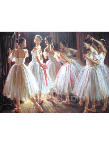 Ballet girl Printed Canvas Art with Stretched Frame