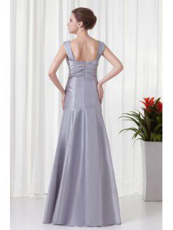 Taffeta Sweetheart A-line Floor Length Evening Dress with Crisscross Ruched and Jacket