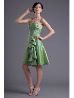 Taffeta Sweetheart A-line Knee-length Cocktail Dress