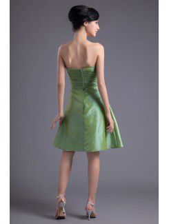 Taffeta Sweetheart A-line Knee-length Cocktail Dress