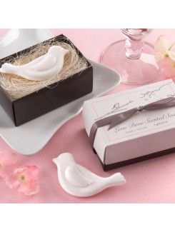 Lovely Dove Scented Soap Wedding Favor