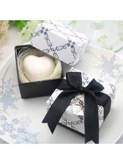 Mini Heart Scented White Soap Wedding Favor