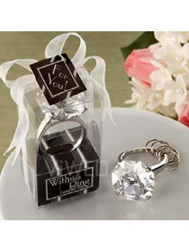 Personalized Diamond Design Keyring Favor (Three Color Avaliable)