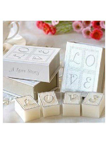 " book of love " candle set