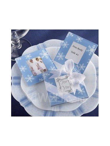 Snowflake Photo Coasters-Set Of 2