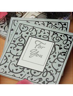 Hearts and Flourishes Collection Photo Coaster Favors (2 Pieces Set)