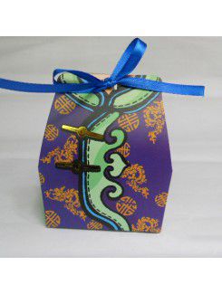 Chinese box favor qipao (conjunto de 12)