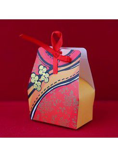 Chinese Qipao Favor Box (Set of 12)