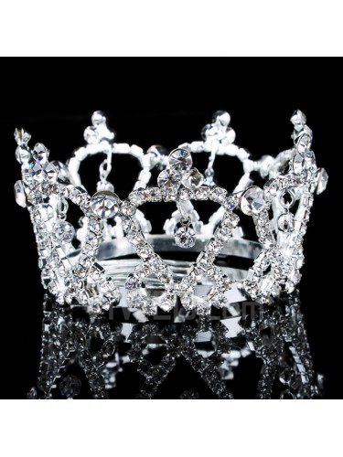 Beauitful legering og rhinestiones bryllup brude tiara