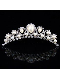 Pearls and Rhinestiones Wedding Bridal Tiara