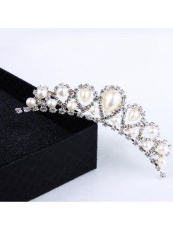 Pearls and Rhinestiones Wedding Bridal Tiara