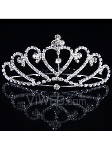 Legering met rhinestiones bruiloft bruids tiara