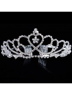 Gorgeous Zircon and Rhinestiones Wedding Bridal Tiara