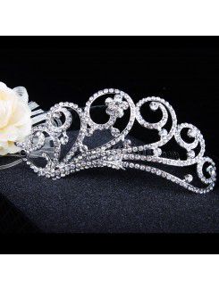 Beauitful Alloy and Rhinestiones Wedding Bridal Tiara