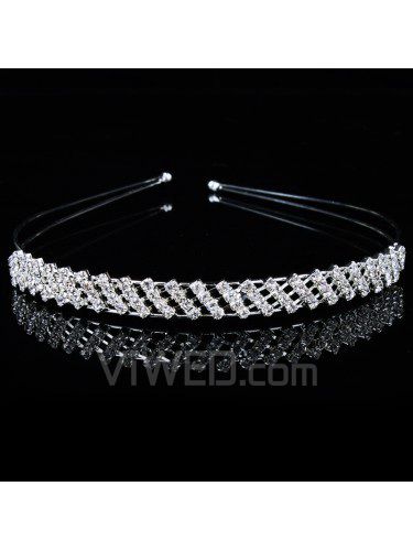 Alloy with Rhinestiones Wedding Bridal Headpiece