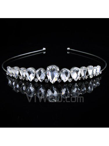 Gorgeous strass und zirkonia hochzeit braut diadem