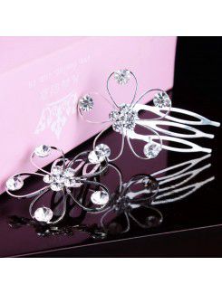 Beauitful Alloy with Rhinestones Wedding Bridal Headpiece