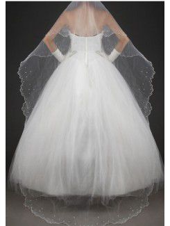 Long Wedding Veil 006