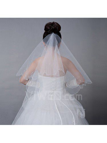 Short Wedding Veil 009