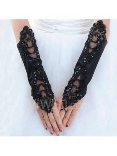 Guantes nupciales fingerless 015