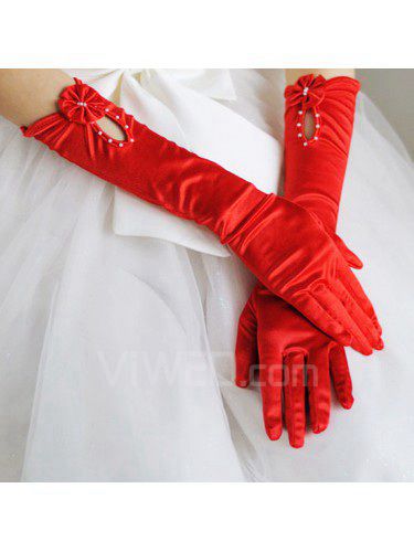 Dedos guantes nupciales 028