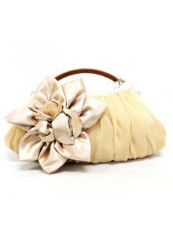 Satin lilie abendhandtasche h-8662