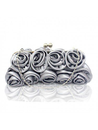 Satin abend oder hochzeit handtasche / clutche h-1245