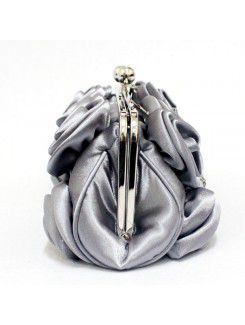 Satin Evening or Wedding Handbag/Clutche H-1245