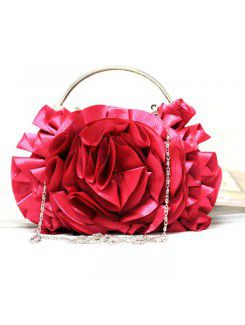 Chiffon abend hochzeit handtasche / kupplung h-6578