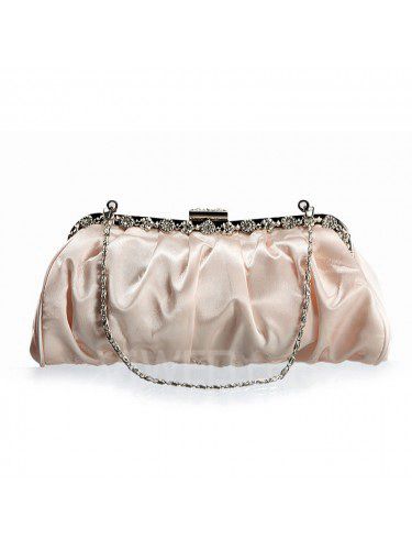 Satin abend oder ol handtasche / clutche h-367