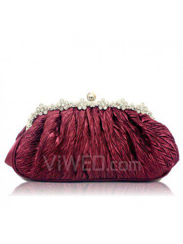 Satin Evening or OL Handbag/Clutche H-489