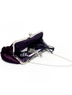 Satin Wedding or Evening Handbag/Clutche H-365