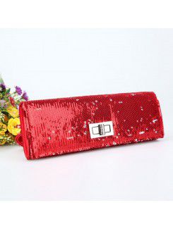 Satin Sequins Evening or Wedding Handbag H-27827