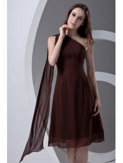 Chiffon Asymmetrical A-line Cocktail Dress