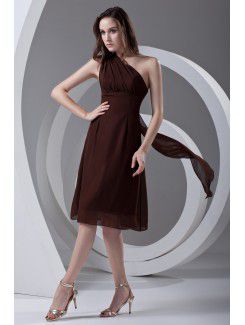 Chiffon Asymmetrical A-line Cocktail Dress