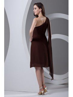 Chiffon Asymmetrical A-line Cocktail Dress