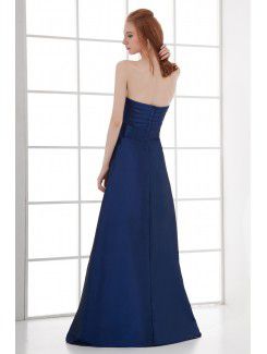 Taffeta Sweetheart A-line Floor Length Sash Prom Dress