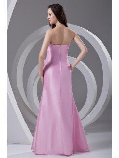 Taffeta Sweetheart A-line Floor Length Embroidered Prom Dress