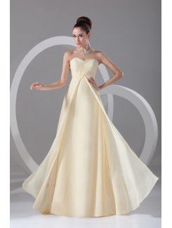 Chiffon Sweetheart Floor Length Column Prom Dress